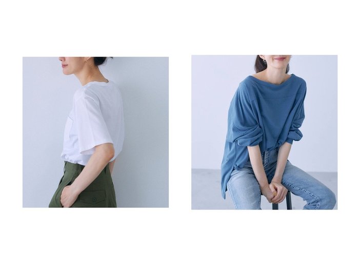 【MY WEAKNESS/マイ ウィークネス】のFootball Shirt&Pocket T おすすめ人気トレンドファッション通販アイテム 人気、トレンドファッション・服の通販 founy(ファニー) ファッション Fashion レディースファッション Fashion for Women トップス・カットソー Cut & Sew Tops シャツ・ブラウス・オフィスカジュアル Elegant Blouses & Button-Ups ロングTシャツ・Tシャツ Longline T-Shirts & Tees カットソー・ベーシックTシャツ Cut-and-Sewn Tops / Stretch Tees & Basics スリーブ Sleeve, Long Sleeve / Short Sleeve デニム Denim, Jeans Material バランス Balance, Style Balance ロング Long, Long-Length 新作・新入荷 New Arrivals / New In |ID:crp329100000220800