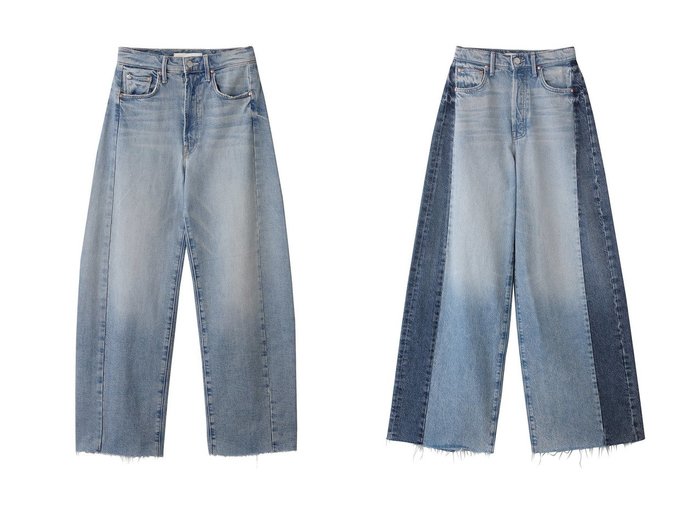 【MOTHER/マザー】のTHE HALF PIPE ANKLE FRAY ワイドカーブデニム (ICO)&THE PIPE DREAM BUTTON SNEAK FRAY パネルワイドデニム (BDK) おすすめ人気トレンドファッション通販アイテム インテリア・キッズ・メンズ・レディースファッション・服の通販 founy(ファニー) https://founy.com/ ファッション Fashion レディースファッション Fashion for Women パンツ Pants & Trousers デニムパンツ・ジーンズ・美脚デニム Denim Jeans & Pants 2025年 2025 2025-2026秋冬・A/W Autumn/Winter 2025–26 AW25–26 スポーティ Sporty, Casual Athletic デニム Denim, Jeans Material ワイド Wide, Wide Fit A/W・秋冬 Autumn/Winter |ID:crp329100000220805