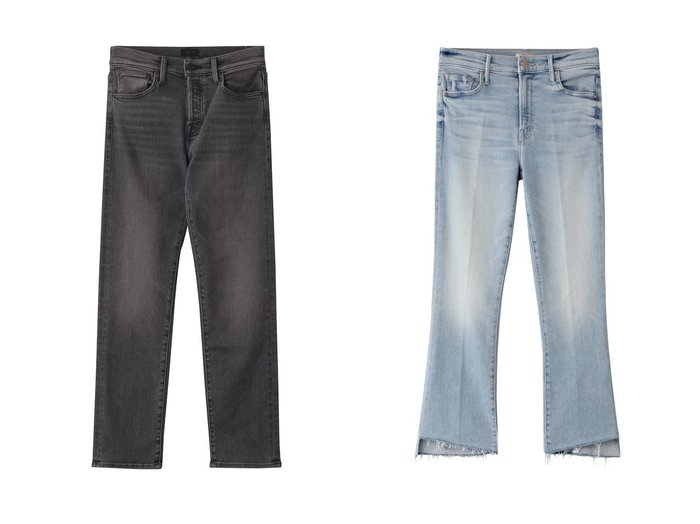 【MOTHER/マザー】のTHE INSIDER CROP STEP FRAY スキニーデニム (BMN)&THE MID RISE HIKER HOVER スリムストレートデニム (CAH) おすすめ人気トレンドファッション通販アイテム インテリア・キッズ・メンズ・レディースファッション・服の通販 founy(ファニー) https://founy.com/ ファッション Fashion レディースファッション Fashion for Women パンツ Pants & Trousers デニムパンツ・ジーンズ・美脚デニム Denim Jeans & Pants 2025年 2025 2025-2026秋冬・A/W Autumn/Winter 2025–26 AW25–26 シンプル Simple, Minimal スウェット / スエット Sweatshirt, Sweatwear ストレート Straight, Straight Cut スリム Slim, Slim Fit デニム Denim, Jeans Material A/W・秋冬 Autumn/Winter |ID:crp329100000220806