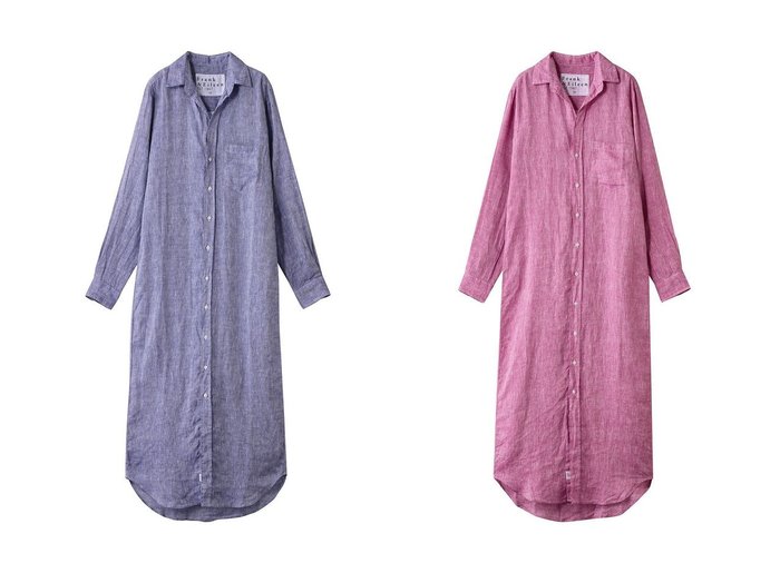【Frank&Eileen/フランク&アイリーン】のRORY イタリアンリネン パープル ロングシャツ&RORY イタリアンリネン ブルー ロングシャツ おすすめ人気トレンドファッション通販アイテム 人気、トレンドファッション・服の通販 founy(ファニー) ファッション Fashion レディースファッション Fashion for Women トップス・カットソー Cut & Sew Tops シャツ・ブラウス・オフィスカジュアル Elegant Blouses & Button-Ups 2025年 2025 2025-2026秋冬・A/W Autumn/Winter 2025–26 AW25–26 シンプル Simple, Minimal スリーブ Sleeve, Long Sleeve / Short Sleeve リゾート Resort, Vacation Style リネン Linen, Linen Fabric ロング Long, Long-Length A/W・秋冬 Autumn/Winter パープル Purple, Violet 羽織 Haori, Light Jacket |ID:crp329100000220857