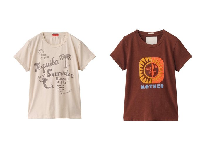 【MOTHER/マザー】のTHE BOXY GOODIE GOODIE リゾートプリントTシャツ (TQR)&THE LIL SINFUL ペイントTシャツ (SUO) おすすめ人気トレンドファッション通販アイテム 人気、トレンドファッション・服の通販 founy(ファニー) 　ファッション　Fashion　レディースファッション　Fashion for Women　トップス・カットソー　Cut & Sew Tops　シャツ・ブラウス・オフィスカジュアル　Elegant Blouses & Button-Ups　ロングTシャツ・Tシャツ　Longline T-Shirts & Tees　カットソー・ベーシックTシャツ　Cut-and-Sewn Tops / Stretch Tees & Basics　2025年　2025　2025-2026秋冬・A/W　Autumn/Winter 2025–26 AW25–26　ショート　Short, Short Length　スリム　Slim, Slim Fit　スリーブ　Sleeve, Long Sleeve / Short Sleeve　トレンド　Trend, Trending Now　プリント　Print, Printed Pattern　リゾート　Resort, Vacation Style　A/W・秋冬　Autumn/Winter　|ID:crp329100000220872