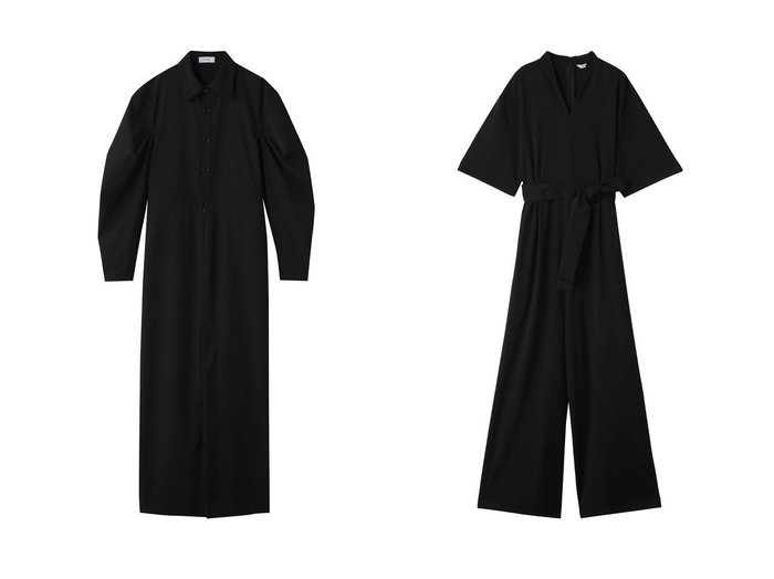 【CLANE/クラネ】のオールインワン&【IIROT/イロット】のタック スリーブ ドレス おすすめ人気トレンドファッション通販アイテム インテリア・キッズ・メンズ・レディースファッション・服の通販 founy(ファニー) https://founy.com/ ファッション Fashion レディースファッション Fashion for Women パンツ Pants & Trousers スカート Skirts ロングスカート Long Skirts / Maxi & Midi Skirts 2025年 2025 2025-2026秋冬・A/W Autumn/Winter 2025–26 AW25–26 マニッシュ Mannish, Boyish リボン Ribbon, Bow リラックス Relax, Relaxed Fit A/W・秋冬 Autumn/Winter スリット Slit, Slit Detail スリーブ Sleeve, Long Sleeve / Short Sleeve ドレス Dress, One-Piece フロント Front, Front Design ロング Long, Long-Length |ID:crp329100000220878
