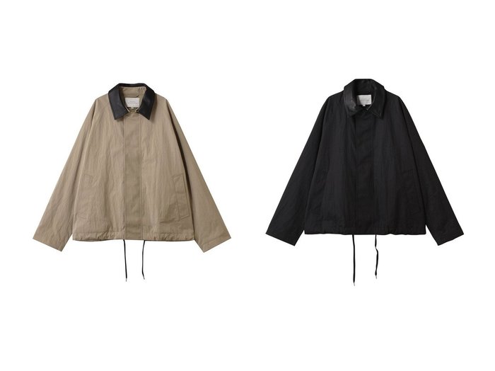 【STUDIO NICHOLSON / MEN/スタジオ ニコルソン】の【MEN】DANI WASHED WEATHER ブルゾン おすすめ人気トレンドファッション通販アイテム 人気、トレンドファッション・服の通販 founy(ファニー) ファッション Fashion メンズファッション Fashion for Men 2025年 2025 2025-2026秋冬・A/W Autumn/Winter 2025–26 AW25–26 なめらか Smooth, Silky Texture クラシック Classic, Timeless Style ジャケット Jacket, Outerwear ドローストリング Drawstring, Pull Cord フラップ Flap, Flap Pocket ブルゾン Blouson, Bomber Jacket モダン Modern, Contemporary ヴィンテージ Vintage Style A/W・秋冬 Autumn/Winter |ID:crp329100000220882