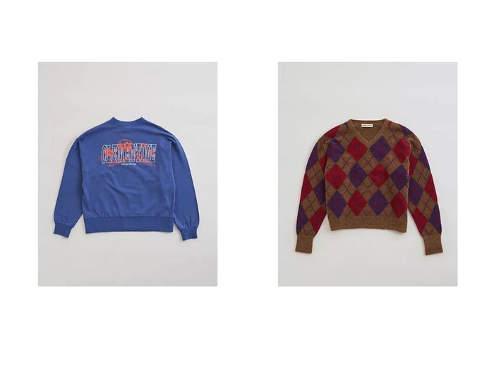 【Shinzone/シンゾーン】のARGYLE KNIT PULL OVER&CLEMENTINE SWEATSHIRT おすすめ人気トレンドファッション通販アイテム 人気、トレンドファッション・服の通販 founy(ファニー) ファッション Fashion レディースファッション Fashion for Women トップス・カットソー Cut & Sew Tops シャツ・ブラウス・オフィスカジュアル Elegant Blouses & Button-Ups レディースパーカー・カジュアルフーディー Casual Hoodies & Sweatshirts ロングTシャツ・Tシャツ Longline T-Shirts & Tees スウェット・クルーネックトップス Sweatshirts & Crewnecks / Relaxed Fit Sweat Tops ニット Knit Tops & Sweaters アメリカン American Style インナー Innerwear スウェット / スエット Sweatshirt, Sweatwear プリント Print, Printed Pattern おすすめ Recommended / Our Picks コンパクト Compact, Small Size エレガント 上品 Elegant 秋 Autumn |ID:crp329100000220891