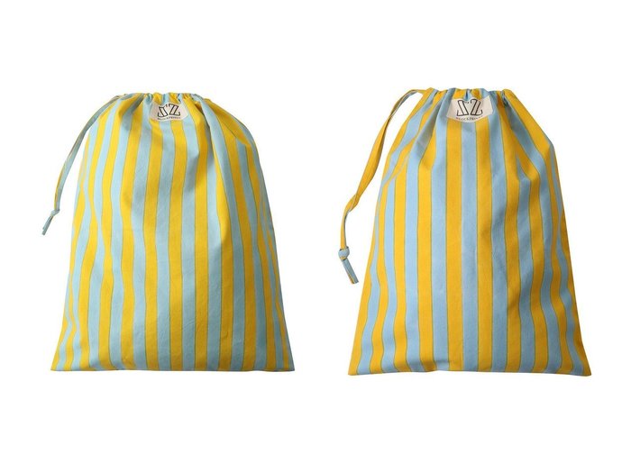 【SZ Blockprints/エスゼット ブロックプリント】のLAUNDRY BAG トラベルポーチ LARGE&LAUNDRY BAG トラベルポーチ MEDIUM おすすめ人気トレンドファッション通販アイテム 人気、トレンドファッション・服の通販 founy(ファニー) 　ファッション　Fashion　レディースファッション　Fashion for Women　ポーチ&ミニバッグ　Pouches & Mini Bags　2025年　2025　2025-2026秋冬・A/W　Autumn/Winter 2025–26 AW25–26　トラベル　Travel, Travel Gear　プリント　Print, Printed Pattern　ポーチ　Pouch, Small Case　旅行　Travel　A/W・秋冬　Autumn/Winter　|ID:crp329100000220938
