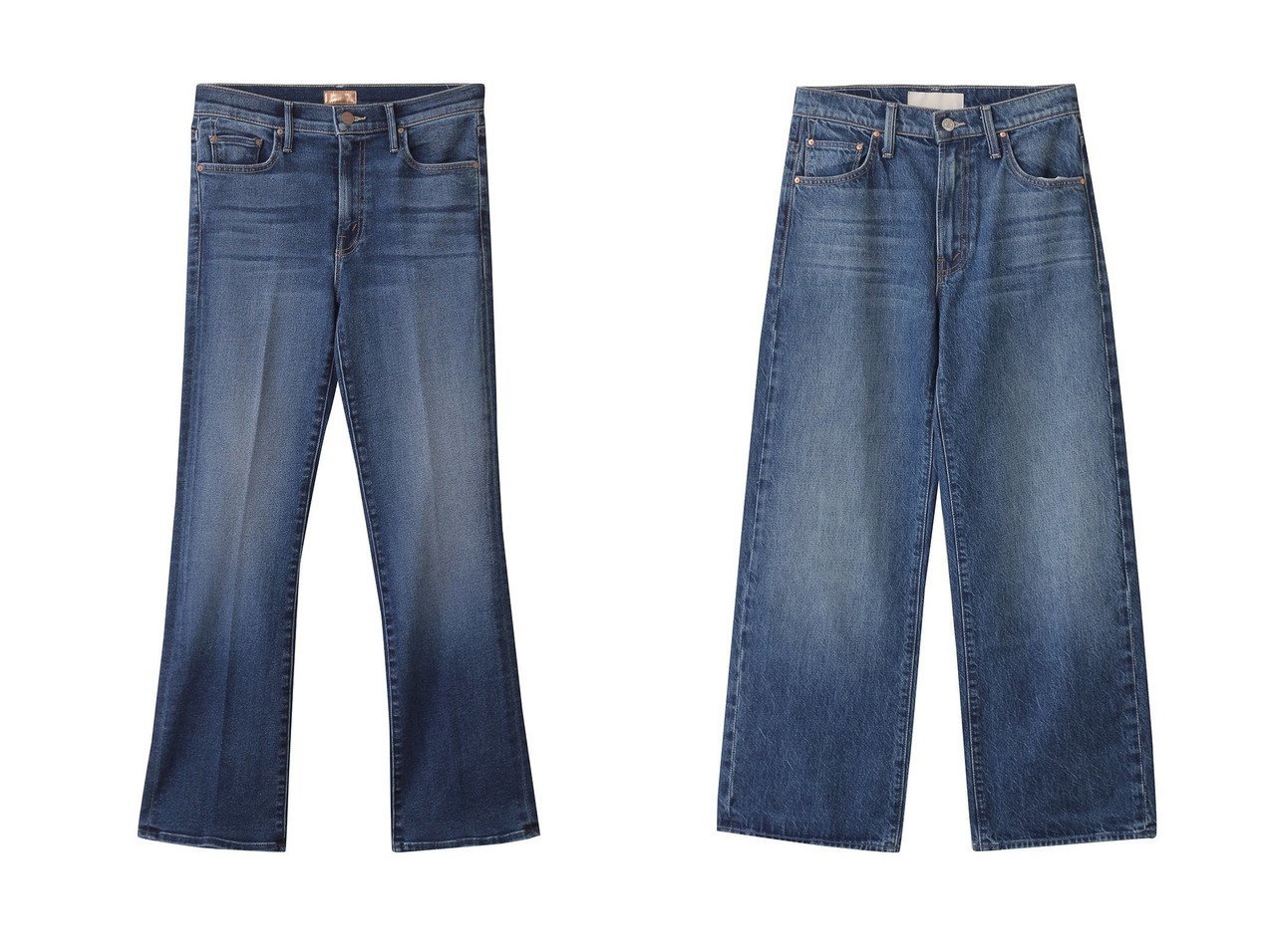 【MOTHER/マザー】のTHE OUTSIDER ANKLE クロップドデニム (ZCH)&THE DODGER ANKLE ワイドストレートデニム (GTH) おすすめ人気トレンドファッション通販アイテム インテリア・キッズ・メンズ・レディースファッション・服の通販 founy(ファニー) 　ファッション　Fashion　レディースファッション　Fashion for Women　パンツ　Pants & Trousers　デニムパンツ・ジーンズ・美脚デニム　Denim Jeans & Pants　2025年　2025　2025-2026秋冬・A/W　Autumn/Winter 2025–26 AW25–26　クロップド　Cropped, Short Length　シューズ　Shoes, Footwear　スニーカー　Sneakers, Trainers　スリム　Slim, Slim Fit　デニム　Denim, Jeans Material　A/W・秋冬　Autumn/Winter　ブルー系　Blue　|ID:crp329100000220941