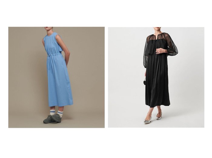 【UNITED ARROWS/ユナイテッドアローズ】の2WAY ワンピース -ウォッシャブル-&UNITED ARROWS ウーブン ドレス/ワンピース おすすめ人気トレンドファッション通販アイテム 人気、トレンドファッション・服の通販 founy(ファニー) 　ファッション　Fashion　レディースファッション　Fashion for Women　ワンピース　Dresses　フォーマル・パーティードレス・結婚式用ドレス　Elegant & Casual Dresses　コレクション　Collection, Seasonal Line　シンプル　Simple, Minimal　ストレッチ　Stretch, Stretchy Fabric　ドレス　Dress, One-Piece　ドローコード　Drawcord, Drawstring Cord　ノースリーブ　Sleeveless, No-Sleeve　メタル　Metal, Metal Parts　インナー　Innerwear　ウォッシャブル　Machine Washable　ギャザー　Gathered, Ruffled　サテン　Satin, Glossy Fabric　シアー　Sheer, See-Through　バランス　Balance, Style Balance　ビンテージ　Vintage, Retro Style　ポケット　Pocket, Pocket Detail　別注　Limited Edition, Custom Order　羽織　Haori, Light Jacket　エレガント 上品　Elegant　|ID:crp329100000220949