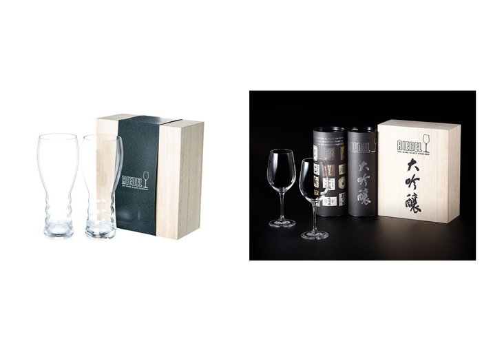 【RIEDEL/リーデル】のVinum 大吟醸ペア ヴィノム 大吟醸ペア&ジ・オー・ワインタンブラー オー・ビアー ペア(木箱入り) おすすめ人気トレンドファッション通販アイテム 人気、トレンドファッション・服の通販 founy(ファニー) グラス Glass, Eyewear タンブラー Tumbler, Travel Mug テーブル Table, Dining Table エレガント 上品 Elegant 送料無料 Free Shipping クリスタル Crystal, Swarovski |ID:crp329100000220954