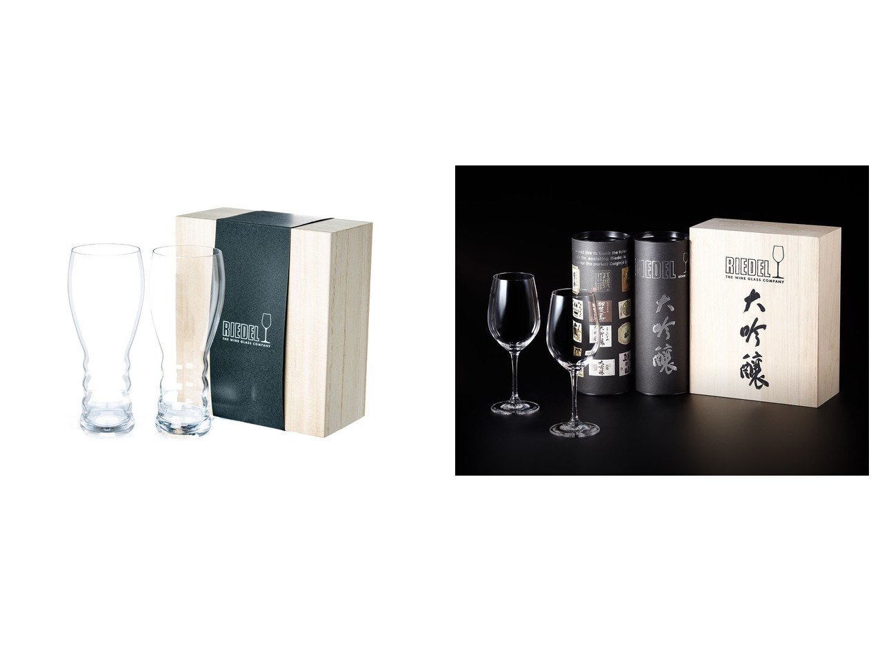 【RIEDEL/リーデル】のVinum 大吟醸ペア ヴィノム 大吟醸ペア&ジ・オー・ワインタンブラー オー・ビアー ペア(木箱入り) おすすめ人気トレンドファッション通販アイテム インテリア・キッズ・メンズ・レディースファッション・服の通販 founy(ファニー) 　グラス　Glass, Eyewear　タンブラー　Tumbler, Travel Mug　テーブル　Table, Dining Table　エレガント 上品　Elegant　送料無料　Free Shipping　クリスタル　Crystal, Swarovski　|ID:crp329100000220954