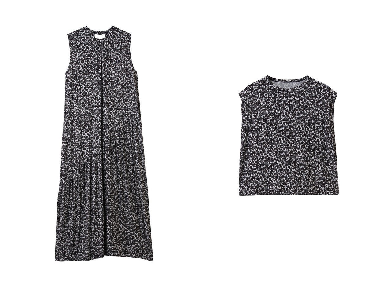 【three dots/スリー ドッツ】のトラベルライン スリーブレストップス&トラベルライン ドレス おすすめ人気トレンドファッション通販アイテム インテリア・キッズ・メンズ・レディースファッション・服の通販 founy(ファニー) 　ファッション　Fashion　レディースファッション　Fashion for Women　ワンピース　Dresses　フォーマル・パーティードレス・結婚式用ドレス　Elegant & Casual Dresses　チュニック　Tunic Tops & Dresses　トップス・カットソー　Cut & Sew Tops　キャミソール&ノースリーブ　Camisoles & Sleeveless Tops　シャツ・ブラウス・オフィスカジュアル　Elegant Blouses & Button-Ups　ロングTシャツ・Tシャツ　Longline T-Shirts & Tees　カットソー・ベーシックTシャツ　Cut-and-Sewn Tops / Stretch Tees & Basics　2025年　2025　2025-2026秋冬・A/W　Autumn/Winter 2025–26 AW25–26　とろみ　Fluid, Flowy Fabric　アシンメトリー　Asymmetrical Style　ギャザー　Gathered, Ruffled　サマー　Summer, Summer Style　チュニック　Tunic, Long Top　トラベル　Travel, Travel Gear　ドレス　Dress, One-Piece　モノトーン　Monotone, Black and White　リゾート　Resort, Vacation Style　ロング　Long, Long-Length　エレガント 上品　Elegant　旅行　Travel　A/W・秋冬　Autumn/Winter　|ID:crp329100000220968