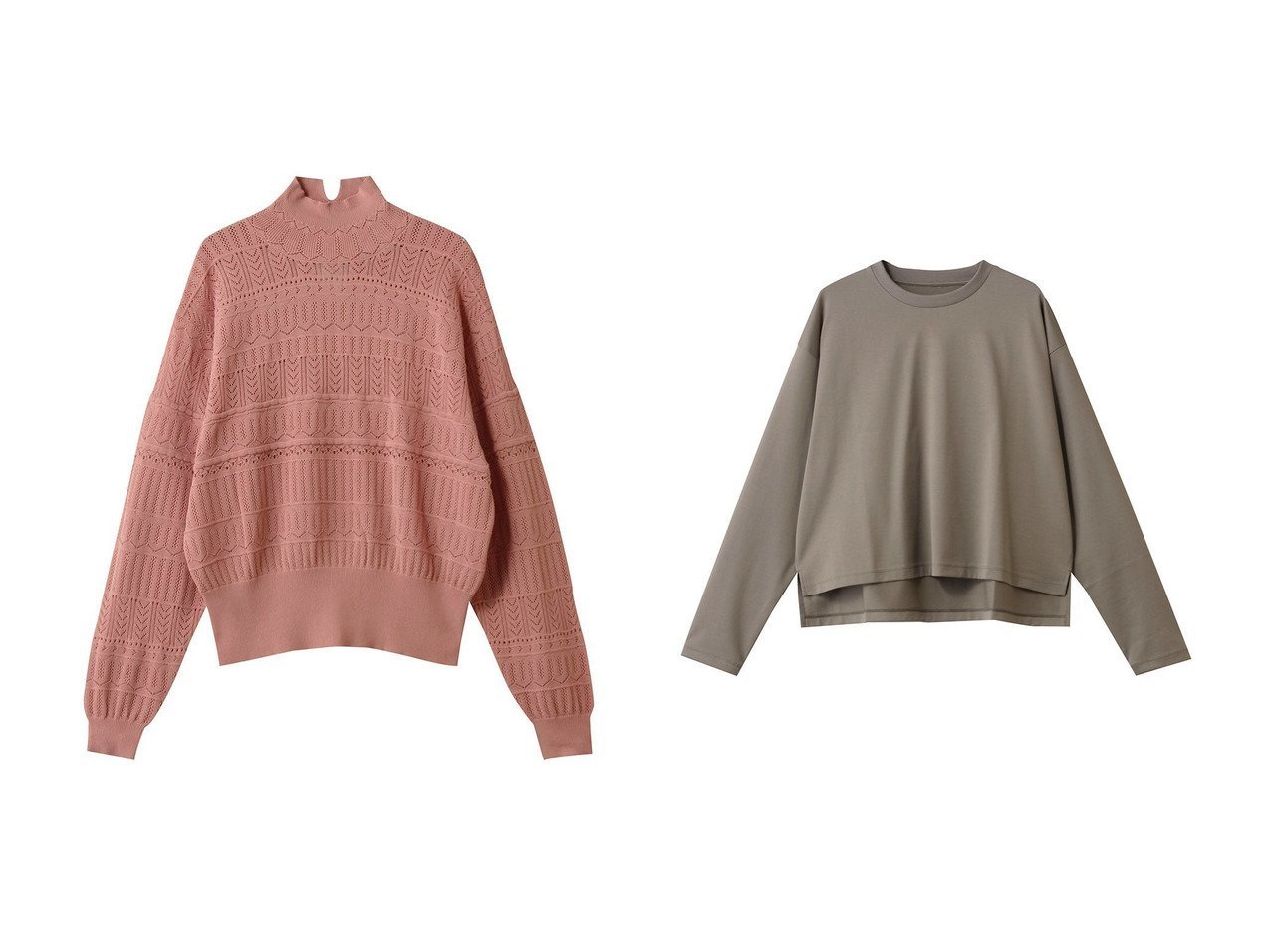 【three dots/スリー ドッツ】のシルキーコットン ライトロングスリーブ&ソフトシアー レーストップス おすすめ人気トレンドファッション通販アイテム インテリア・キッズ・メンズ・レディースファッション・服の通販 founy(ファニー) 　ファッション　Fashion　レディースファッション　Fashion for Women　トップス・カットソー　Cut & Sew Tops　シャツ・ブラウス・オフィスカジュアル　Elegant Blouses & Button-Ups　ロングTシャツ・Tシャツ　Longline T-Shirts & Tees　カットソー・ベーシックTシャツ　Cut-and-Sewn Tops / Stretch Tees & Basics　ニット　Knit Tops & Sweaters　カジュアルプルオーバー・ニットトップス　Pullovers & Knit Tops / Casual Pullovers　2025年　2025　2025-2026秋冬・A/W　Autumn/Winter 2025–26 AW25–26　インナー　Innerwear　コンパクト　Compact, Small Size　シンプル　Simple, Minimal　ジャケット　Jacket, Outerwear　スリット　Slit, Slit Detail　スリーブ　Sleeve, Long Sleeve / Short Sleeve　ベーシック　Basic, Essential　ロング　Long, Long-Length　A/W・秋冬　Autumn/Winter　ホワイト系　White　ブラック系　Black　グレー系　Gray　ベージュ系　Beige　レッド系　Red　|ID:crp329100000220969