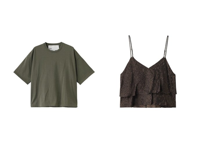 【TICCA/ティッカ】のエンブロイダリースクエアTシャツ&レオパード2wayビスチェ おすすめ人気トレンドファッション通販アイテム 人気、トレンドファッション・服の通販 founy(ファニー) ファッション Fashion レディースファッション Fashion for Women トップス・カットソー Cut & Sew Tops シャツ・ブラウス・オフィスカジュアル Elegant Blouses & Button-Ups ロングTシャツ・Tシャツ Longline T-Shirts & Tees カットソー・ベーシックTシャツ Cut-and-Sewn Tops / Stretch Tees & Basics キャミソール&ノースリーブ Camisoles & Sleeveless Tops ビスチェ Bustiers & Corset Tops / Layered Bustier Style 2025年 2025 2025-2026秋冬・A/W Autumn/Winter 2025–26 AW25–26 カットソー Cut and Sewn Top ショート Short, Short Length スリーブ Sleeve, Long Sleeve / Short Sleeve ドレープ Drape, Draping Fabric バランス Balance, Style Balance A/W・秋冬 Autumn/Winter |ID:crp329100000220974