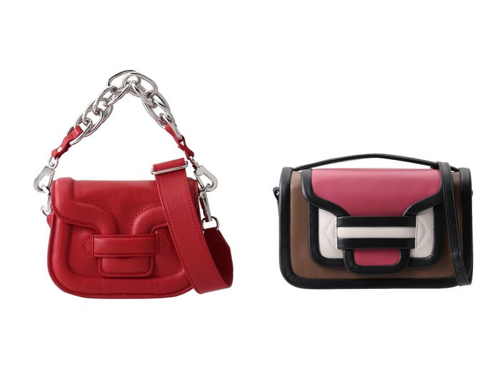 【PIERRE HARDY/ピエール アルディ】のALPHAVILLE MICRO 2wayチェーンハンドルバッグ&ALPHA MAXI 2wayハンドバッグ おすすめ人気トレンドファッション通販アイテム 人気、トレンドファッション・服の通販 founy(ファニー) 　ファッション　Fashion　レディースファッション　Fashion for Women　バッグ　Bags　2025年　2025　2025-2026秋冬・A/W　Autumn/Winter 2025–26 AW25–26　コンパクト　Compact, Small Size　フォルム　Silhouette, Form　ワンポイント　One Point, Statement Accent　A/W・秋冬　Autumn/Winter　|ID:crp329100000220991