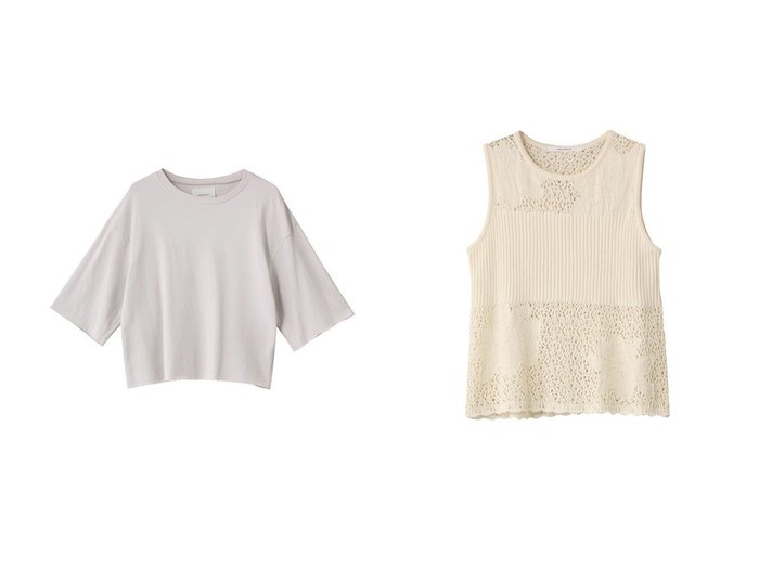 【MIDIUMISOLID/ミディウミソリッド】のsweat short PO プルオーバー&lace rib vest ベスト おすすめ人気トレンドファッション通販アイテム 人気、トレンドファッション・服の通販 founy(ファニー) 　ファッション　Fashion　レディースファッション　Fashion for Women　トップス・カットソー　Cut & Sew Tops　シャツ・ブラウス・オフィスカジュアル　Elegant Blouses & Button-Ups　レディースパーカー・カジュアルフーディー　Casual Hoodies & Sweatshirts　ロングTシャツ・Tシャツ　Longline T-Shirts & Tees　カジュアルプルオーバー・ニットトップス　Pullovers & Knit Tops / Casual Pullovers　スウェット・クルーネックトップス　Sweatshirts & Crewnecks / Relaxed Fit Sweat Tops　カットソー・ベーシックTシャツ　Cut-and-Sewn Tops / Stretch Tees & Basics　ニット　Knit Tops & Sweaters　ベスト&ジレ / 重ね着スタイル　Vests & Gilets　2025年　2025　2025-2026秋冬・A/W　Autumn/Winter 2025–26 AW25–26　ショート　Short, Short Length　バランス　Balance, Style Balance　ボトム　Bottoms, Lower Wear　エレガント 上品　Elegant　A/W・秋冬　Autumn/Winter　|ID:crp329100000221008