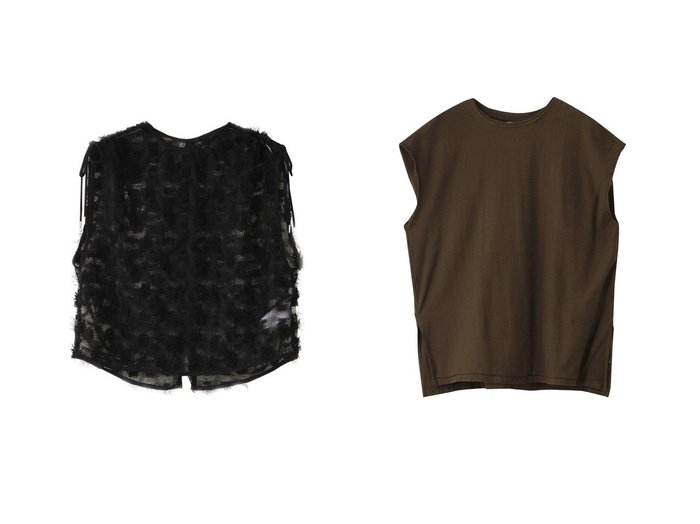 【1er Arrondissement/プルミエ アロンディスモン】の【GREYCHORD】 ELEN 別注フレンチスリーブプルオーバー&【near.nippon】ポップコーンレースドロストトップス おすすめ人気トレンドファッション通販アイテム 人気、トレンドファッション・服の通販 founy(ファニー) 　ファッション　Fashion　レディースファッション　Fashion for Women　トップス・カットソー　Cut & Sew Tops　シャツ・ブラウス・オフィスカジュアル　Elegant Blouses & Button-Ups　ロングTシャツ・Tシャツ　Longline T-Shirts & Tees　カジュアルプルオーバー・ニットトップス　Pullovers & Knit Tops / Casual Pullovers　カットソー・ベーシックTシャツ　Cut-and-Sewn Tops / Stretch Tees & Basics　2025年　2025　2025-2026秋冬・A/W　Autumn/Winter 2025–26 AW25–26　スリーブ　Sleeve, Long Sleeve / Short Sleeve　フレンチ　French, French Style　リラックス　Relax, Relaxed Fit　レース　Lace, Lace Fabric　ロング　Long, Long-Length　A/W・秋冬　Autumn/Winter　|ID:crp329100000221011