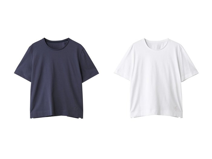 【ANAYI/アナイ】のコットン天竺刺繍プルオーバー おすすめ人気トレンドファッション通販アイテム 人気、トレンドファッション・服の通販 founy(ファニー) 　ファッション　Fashion　レディースファッション　Fashion for Women　トップス・カットソー　Cut & Sew Tops　シャツ・ブラウス・オフィスカジュアル　Elegant Blouses & Button-Ups　ロングTシャツ・Tシャツ　Longline T-Shirts & Tees　カジュアルプルオーバー・ニットトップス　Pullovers & Knit Tops / Casual Pullovers　カットソー・ベーシックTシャツ　Cut-and-Sewn Tops / Stretch Tees & Basics　2025年　2025　2025-2026秋冬・A/W　Autumn/Winter 2025–26 AW25–26　インナー　Innerwear　コンパクト　Compact, Small Size　ジャケット　Jacket, Outerwear　スリーブ　Sleeve, Long Sleeve / Short Sleeve　ロング　Long, Long-Length　定番　Standard, Basic Item　A/W・秋冬　Autumn/Winter　|ID:crp329100000221016