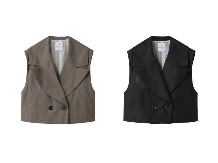 【LANVIN en Bleu/ランバン オン ブルー】のシアーショートベスト おすすめ人気トレンドファッション通販アイテム 人気、トレンドファッション・服の通販 founy(ファニー) ファッション Fashion レディースファッション Fashion for Women アウター Coat / Outerwear Collection レディースジャケット・軽アウター Jackets 2025年 2025 2025-2026秋冬・A/W Autumn/Winter 2025–26 AW25–26 カットソー Cut and Sewn Top コンパクト Compact, Small Size シアー Sheer, See-Through ショート Short, Short Length シンプル Simple, Minimal ジャケット Jacket, Outerwear ベスト Vest, Waistcoat ボックス Boxy, Box Shape A/W・秋冬 Autumn/Winter |ID:crp329100000221019