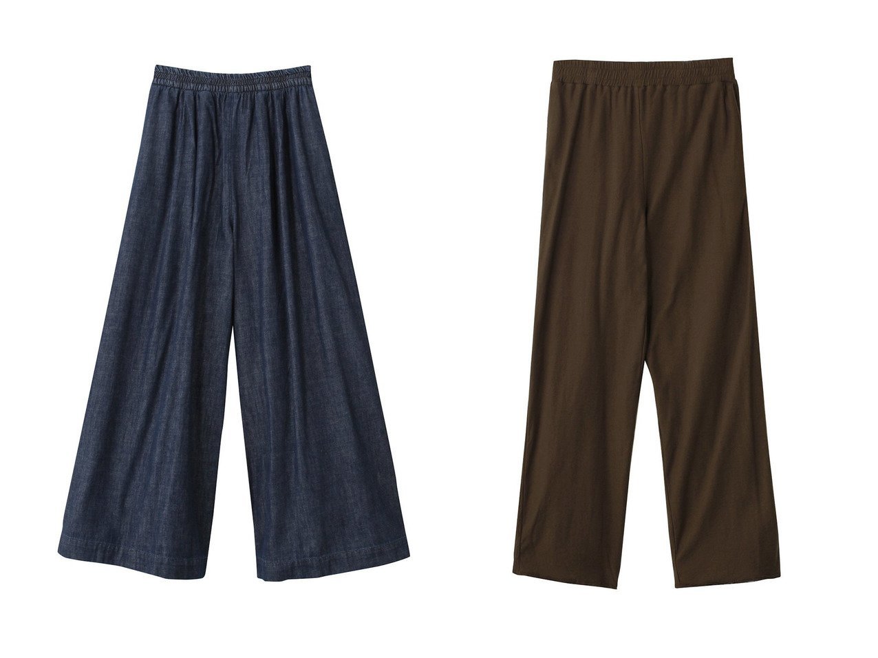 【Max Mara/マックスマーラ】の【Weekend Max Mara】LUBIANA デニムパンツ&【1er Arrondissement/プルミエ アロンディスモン】の【GREYCHORD】 LONA ワイドストレートパンツ おすすめ人気トレンドファッション通販アイテム インテリア・キッズ・メンズ・レディースファッション・服の通販 founy(ファニー) 　ファッション　Fashion　レディースファッション　Fashion for Women　パンツ　Pants & Trousers　デニムパンツ・ジーンズ・美脚デニム　Denim Jeans & Pants　2025年　2025　2025-2026秋冬・A/W　Autumn/Winter 2025–26 AW25–26　デニム　Denim, Jeans Material　ワイド　Wide, Wide Fit　エレガント 上品　Elegant　A/W・秋冬　Autumn/Winter　ブルー系　Blue　グリーン系　Green　グレー系　Gray　|ID:crp329100000221025