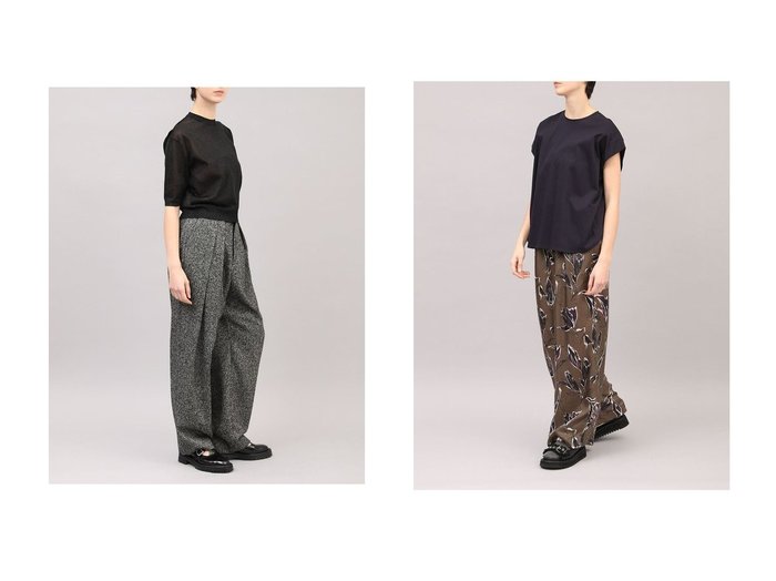 【SACRA/サクラ】のプレミアムオーガニックコットントップス&ファイングロッシーヤーントップス おすすめ人気トレンドファッション通販アイテム 人気、トレンドファッション・服の通販 founy(ファニー) 　ファッション　Fashion　レディースファッション　Fashion for Women　トップス・カットソー　Cut & Sew Tops　シャツ・ブラウス・オフィスカジュアル　Elegant Blouses & Button-Ups　ロングTシャツ・Tシャツ　Longline T-Shirts & Tees　カットソー・ベーシックTシャツ　Cut-and-Sewn Tops / Stretch Tees & Basics　2025年　2025　2025-2026秋冬・A/W　Autumn/Winter 2025–26 AW25–26　カットソー　Cut and Sewn Top　シアー　Sheer, See-Through　ショート　Short, Short Length　スリーブ　Sleeve, Long Sleeve / Short Sleeve　A/W・秋冬　Autumn/Winter　|ID:crp329100000221040