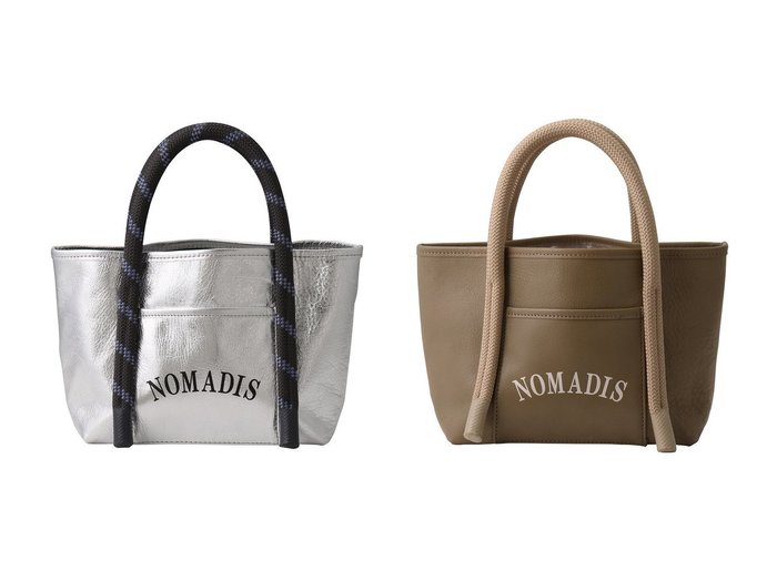 【NOMADIS/ノマディス】のJOY レザーミニトート&JOY レザーミニトート おすすめ人気トレンドファッション通販アイテム 人気、トレンドファッション・服の通販 founy(ファニー) ファッション Fashion レディースファッション Fashion for Women バッグ Bags 2025年 2025 2025-2026秋冬・A/W Autumn/Winter 2025–26 AW25–26 シルバー Silver, Metallic Silver フロント Front, Front Design ポケット Pocket, Pocket Detail メタリック Metallic, Shiny Finish ラバー Rubber, Rubber Sole A/W・秋冬 Autumn/Winter |ID:crp329100000221046