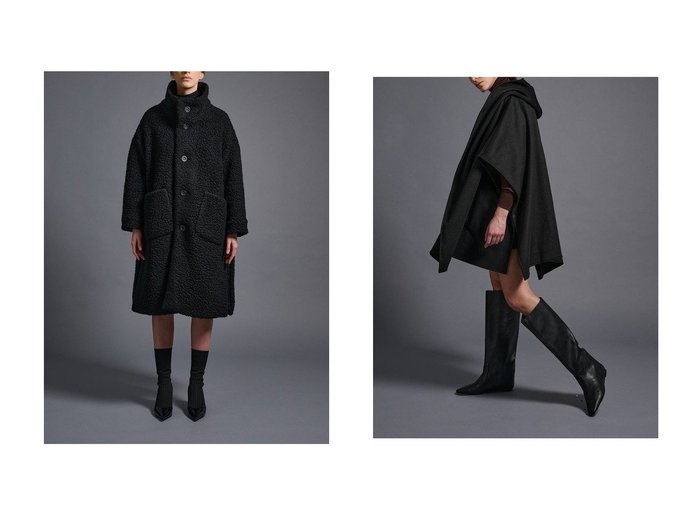 【COGTHEBIGSMOKE/コグ ザビッグスモーク】の57 MARILYN COAT&15 GITTY HOODED CAPE おすすめ人気トレンドファッション通販アイテム 人気、トレンドファッション・服の通販 founy(ファニー) ファッション Fashion レディースファッション Fashion for Women アウター Coat / Outerwear Collection コート・ロングコート・ピーコート Long Coats, Peacoats & More 2025年 2025 2025-2026秋冬・A/W Autumn/Winter 2025–26 AW25–26 キルティング Quilted, Quilting スタンド Stand Collar, Upright Stand スリット Slit, Slit Detail モコモコ Fuzzy, Fluffy ロング Long, Long-Length エレガント 上品 Elegant A/W・秋冬 Autumn/Winter |ID:crp329100000221055