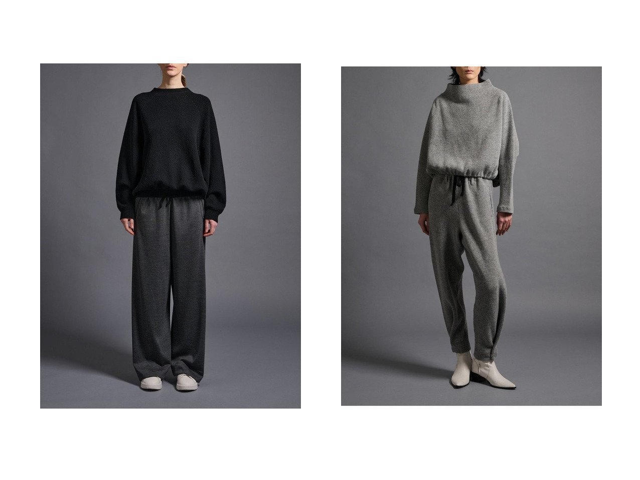 【COGTHEBIGSMOKE/コグ ザビッグスモーク】の48 ELLIS SWEATSHIRT&46 KORA BOTTLE NECK TOP おすすめ人気トレンドファッション通販アイテム インテリア・キッズ・メンズ・レディースファッション・服の通販 founy(ファニー) 　ファッション　Fashion　レディースファッション　Fashion for Women　トップス・カットソー　Cut & Sew Tops　シャツ・ブラウス・オフィスカジュアル　Elegant Blouses & Button-Ups　レディースパーカー・カジュアルフーディー　Casual Hoodies & Sweatshirts　ロングTシャツ・Tシャツ　Longline T-Shirts & Tees　スウェット・クルーネックトップス　Sweatshirts & Crewnecks / Relaxed Fit Sweat Tops　カットソー・ベーシックTシャツ　Cut-and-Sewn Tops / Stretch Tees & Basics　2025年　2025　2025-2026秋冬・A/W　Autumn/Winter 2025–26 AW25–26　ショート　Short, Short Length　スリーブ　Sleeve, Long Sleeve / Short Sleeve　リブニット　Rib Knit, Ribbed Knit　定番　Standard, Basic Item　A/W・秋冬　Autumn/Winter　ブルー系　Blue　グレー系　Gray　ブラック系　Black　|ID:crp329100000221061