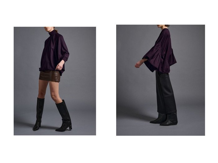 【COGTHEBIGSMOKE/コグ ザビッグスモーク】の39 LAURA GATHERED SLV TOP&38 MATILDA POLLO NECK ABANICOS TOP おすすめ人気トレンドファッション通販アイテム 人気、トレンドファッション・服の通販 founy(ファニー) ファッション Fashion レディースファッション Fashion for Women トップス・カットソー Cut & Sew Tops シャツ・ブラウス・オフィスカジュアル Elegant Blouses & Button-Ups ロングTシャツ・Tシャツ Longline T-Shirts & Tees カットソー・ベーシックTシャツ Cut-and-Sewn Tops / Stretch Tees & Basics 2025年 2025 2025-2026秋冬・A/W Autumn/Winter 2025–26 AW25–26 エレガント 上品 Elegant コンパクト Compact, Small Size ストレッチ Stretch, Stretchy Fabric スリーブ Sleeve, Long Sleeve / Short Sleeve タートル Turtleneck, Turtle Collar タートルネック Turtleneck, High Neck フィット Fit, Slim Fit ロング Long, Long-Length A/W・秋冬 Autumn/Winter |ID:crp329100000221062