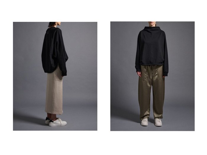【COGTHEBIGSMOKE/コグ ザビッグスモーク】の19 KAYA TUCKED HEM TOP&18 MELINA BOTTLE NECK SWEATSHIRT おすすめ人気トレンドファッション通販アイテム 人気、トレンドファッション・服の通販 founy(ファニー) ファッション Fashion レディースファッション Fashion for Women トップス・カットソー Cut & Sew Tops シャツ・ブラウス・オフィスカジュアル Elegant Blouses & Button-Ups レディースパーカー・カジュアルフーディー Casual Hoodies & Sweatshirts ロングTシャツ・Tシャツ Longline T-Shirts & Tees スウェット・クルーネックトップス Sweatshirts & Crewnecks / Relaxed Fit Sweat Tops カットソー・ベーシックTシャツ Cut-and-Sewn Tops / Stretch Tees & Basics 2025年 2025 2025-2026秋冬・A/W Autumn/Winter 2025–26 AW25–26 スウェット / スエット Sweatshirt, Sweatwear 定番 Standard, Basic Item A/W・秋冬 Autumn/Winter |ID:crp329100000221065