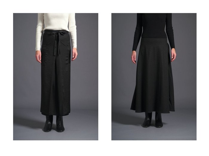 【COGTHEBIGSMOKE/コグ ザビッグスモーク】の53 MINA DOUBLE WRAP SKIRT&23 GEMMA FLARED SKIRT おすすめ人気トレンドファッション通販アイテム 人気、トレンドファッション・服の通販 founy(ファニー) ファッション Fashion レディースファッション Fashion for Women スカート Skirts ロングスカート Long Skirts / Maxi & Midi Skirts 2025年 2025 2025-2026秋冬・A/W Autumn/Winter 2025–26 AW25–26 サテン Satin, Glossy Fabric シルク Silk, 100% Silk シンプル Simple, Minimal ジョーゼット Georgette, Semi-Sheer Fabric タイトスカート Pencil Skirt, Tight Skirt ポケット Pocket, Pocket Detail ラップ Wrap, Wrap Design ロング Long, Long-Length A/W・秋冬 Autumn/Winter |ID:crp329100000221067