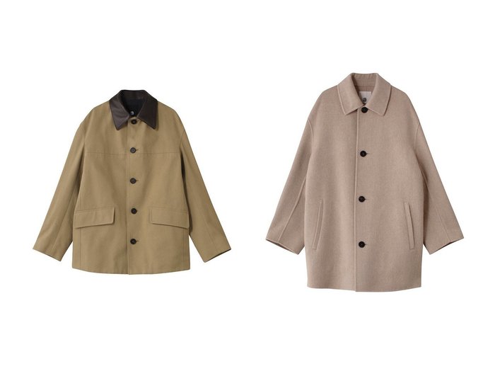 【BLAMINK/ブラミンク】のカシミヤカバーオール&レザーカラージャケット おすすめ人気トレンドファッション通販アイテム 人気、トレンドファッション・服の通販 founy(ファニー) ファッション Fashion レディースファッション Fashion for Women アウター Coat / Outerwear Collection レディースジャケット・軽アウター Jackets コート・ロングコート・ピーコート Long Coats, Peacoats & More 2025年 2025 2025-2026秋冬・A/W Autumn/Winter 2025–26 AW25–26 ジャケット Jacket, Outerwear モダン Modern, Contemporary エレガント 上品 Elegant A/W・秋冬 Autumn/Winter |ID:crp329100000221073
