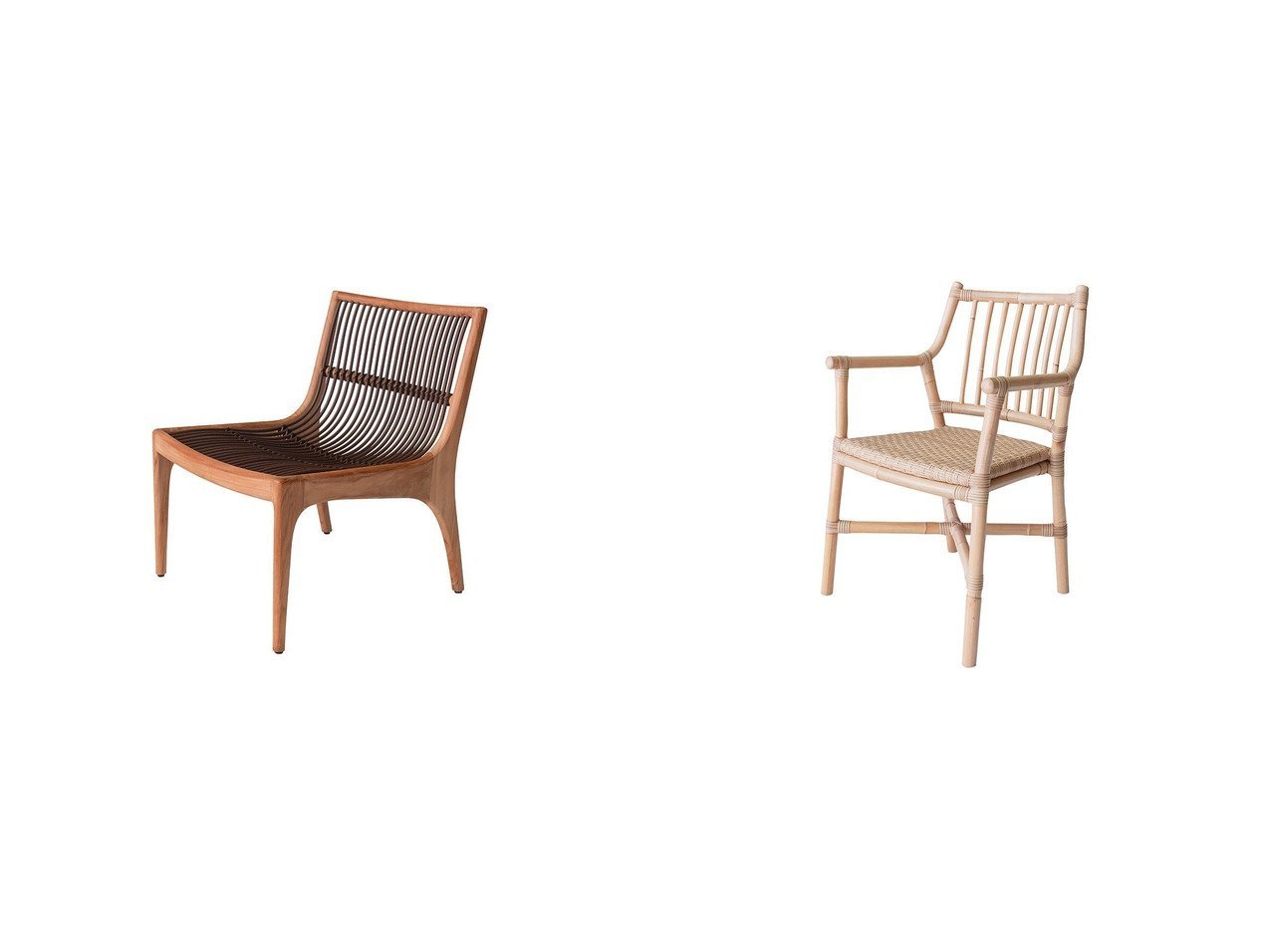 【SHIKADA SHITSURAI RATTAN/シカダ シツライ ラタン】のナチュラルラタンシリーズ ローチェア SLC02PT アウトドア&ナチュラルラタンシリーズ ダイニングチェア SDC03PHN アウトドア おすすめ人気トレンドファッション通販アイテム インテリア・キッズ・メンズ・レディースファッション・服の通販 founy(ファニー) 　アウトドア　Outdoor Clothing　ラタン　Rattan, Woven Rattan　手編み　Hand-Knitted, Handmade Knit　ブラック系　Black　|ID:crp329100000221087