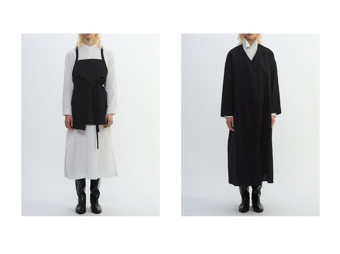 【PLAIN PEOPLE/プレインピープル】のリネンウールタンブラーワッシャードレスコート&リネンウールタンブラーワッシャーエプロンベスト おすすめ人気トレンドファッション通販アイテム 人気、トレンドファッション・服の通販 founy(ファニー) 　ファッション　Fashion　レディースファッション　Fashion for Women　アウター　Coat / Outerwear Collection　レディースジャケット・軽アウター　Jackets　コート・ロングコート・ピーコート　Long Coats, Peacoats & More　ワンピース　Dresses　フォーマル・パーティードレス・結婚式用ドレス　Elegant & Casual Dresses　2025年　2025　2025-2026秋冬・A/W　Autumn/Winter 2025–26 AW25–26　ジャケット　Jacket, Outerwear　セットアップ　Set-Up, Coordinated Outfit　ベスト　Vest, Waistcoat　リネン　Linen, Linen Fabric　ワッシャー　Washer, Crinkled Finish　A/W・秋冬　Autumn/Winter　|ID:crp329100000221095