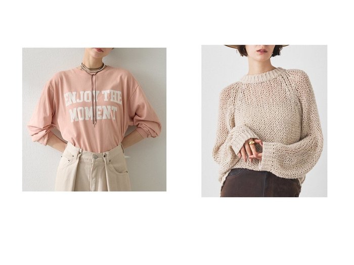 【Whim Gazette/ウィムガゼット】のフロッキープリントロングTシャツ&3Gニットプルオーバー おすすめ人気トレンドファッション通販アイテム 人気、トレンドファッション・服の通販 founy(ファニー) ファッション Fashion レディースファッション Fashion for Women トップス・カットソー Cut & Sew Tops シャツ・ブラウス・オフィスカジュアル Elegant Blouses & Button-Ups ロングTシャツ・Tシャツ Longline T-Shirts & Tees カットソー・ベーシックTシャツ Cut-and-Sewn Tops / Stretch Tees & Basics ニット Knit Tops & Sweaters カジュアルプルオーバー・ニットトップス Pullovers & Knit Tops / Casual Pullovers 2025年 2025 2025-2026秋冬・A/W Autumn/Winter 2025–26 AW25–26 インナー Innerwear カットソー Cut and Sewn Top ジャケット Jacket, Outerwear スリーブ Sleeve, Long Sleeve / Short Sleeve トレンド Trend, Trending Now ロング Long, Long-Length エレガント 上品 Elegant A/W・秋冬 Autumn/Winter |ID:crp329100000221129