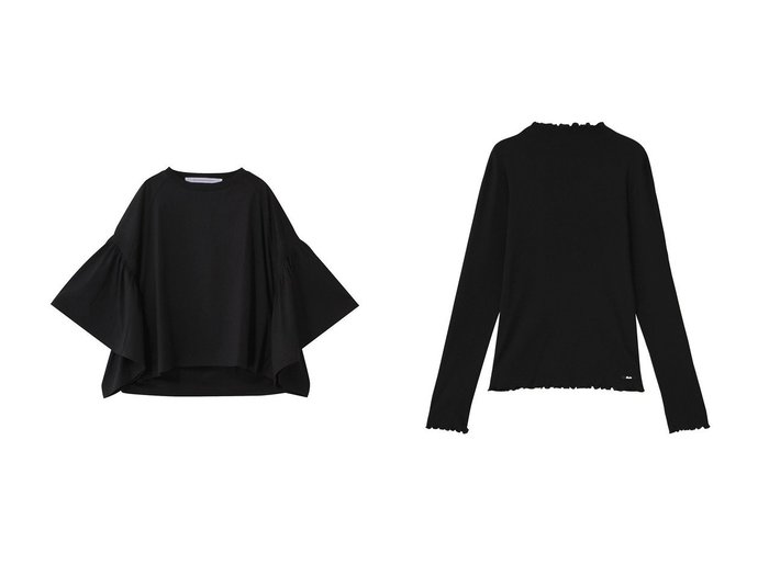 【Bilitis dix-sept ans/ビリティス ディセッタン】のロールドエッジロングTシャツ&【1er Arrondissement/プルミエ アロンディスモン】の【COG THE BIG SMOKE】ビックスリーブプルオーバー おすすめ人気トレンドファッション通販アイテム 人気、トレンドファッション・服の通販 founy(ファニー) 　ファッション　Fashion　レディースファッション　Fashion for Women　トップス・カットソー　Cut & Sew Tops　シャツ・ブラウス・オフィスカジュアル　Elegant Blouses & Button-Ups　カジュアルプルオーバー・ニットトップス　Pullovers & Knit Tops / Casual Pullovers　ロングTシャツ・Tシャツ　Longline T-Shirts & Tees　カットソー・ベーシックTシャツ　Cut-and-Sewn Tops / Stretch Tees & Basics　2025年　2025　2025-2026秋冬・A/W　Autumn/Winter 2025–26 AW25–26　おすすめ　Recommended / Our Picks　ギャザー　Gathered, Ruffled　スリーブ　Sleeve, Long Sleeve / Short Sleeve　デニム　Denim, Jeans Material　ロング　Long, Long-Length　A/W・秋冬　Autumn/Winter　|ID:crp329100000221136
