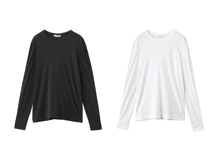 【CINOH/チノ】のパフスリーブ Tシャツ おすすめ人気トレンドファッション通販アイテム 人気、トレンドファッション・服の通販 founy(ファニー) 　ファッション　Fashion　レディースファッション　Fashion for Women　トップス・カットソー　Cut & Sew Tops　シャツ・ブラウス・オフィスカジュアル　Elegant Blouses & Button-Ups　ロングTシャツ・Tシャツ　Longline T-Shirts & Tees　カットソー・ベーシックTシャツ　Cut-and-Sewn Tops / Stretch Tees & Basics　2025年　2025　2025-2026秋冬・A/W　Autumn/Winter 2025–26 AW25–26　インナー　Innerwear　シンプル　Simple, Minimal　スリーブ　Sleeve, Long Sleeve / Short Sleeve　ロング　Long, Long-Length　A/W・秋冬　Autumn/Winter　|ID:crp329100000221137