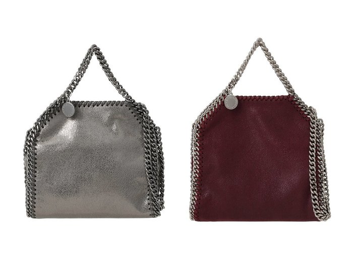【STELLA McCARTNEY/ステラ マッカートニー】のFalabella Tiny シャイニードットシャモア2wayミニトートバッグ&Falabella Tiny 2wayミニトートバッグ おすすめ人気トレンドファッション通販アイテム 人気、トレンドファッション・服の通販 founy(ファニー) ファッション Fashion レディースファッション Fashion for Women バッグ Bags 2025年 2025 2025-2026秋冬・A/W Autumn/Winter 2025–26 AW25–26 シャイニー Shiny, Glossy Finish ショルダー Shoulder, Shoulder Strap ドット Polka Dot, Dot Pattern ハンド Hand, Handmade モダン Modern, Contemporary リュクス Luxury, Elegant, High-End, Chic A/W・秋冬 Autumn/Winter |ID:crp329100000221166