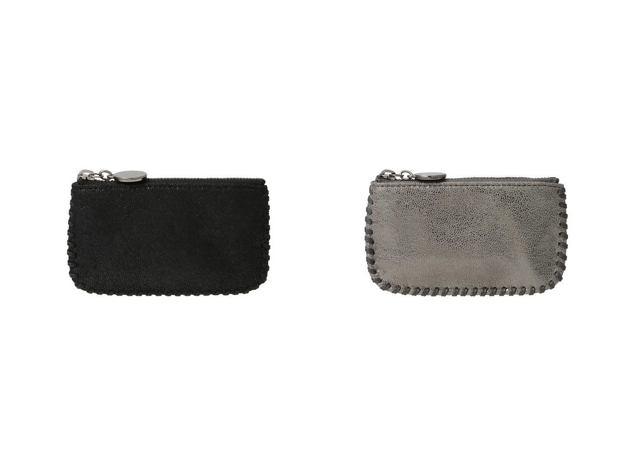 【STELLA McCARTNEY/ステラ マッカートニー】のFalabella キーポーチ&Falabella シャイニードットシャモアキーポーチ おすすめ人気トレンドファッション通販アイテム インテリア・キッズ・メンズ・レディースファッション・服の通販 founy(ファニー) 　ファッション　Fashion　レディースファッション　Fashion for Women　ミニ財布・二つ折り財布　Wallets & Card Cases　ポーチ&ミニバッグ　Pouches & Mini Bags　バッグ　Bags　2025年　2025　2025-2026秋冬・A/W　Autumn/Winter 2025–26 AW25–26　コンパクト　Compact, Small Size　ファブリック　Fabric, Textile　ポケット　Pocket, Pocket Detail　ポーチ　Pouch, Small Case　エレガント 上品　Elegant　A/W・秋冬　Autumn/Winter　財布　Wallet, Purse　ブラック系　Black　グレー系　Gray　|ID:crp329100000221167