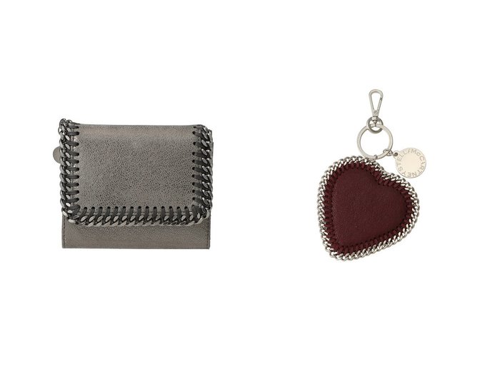 【STELLA McCARTNEY/ステラ マッカートニー】のFalabella シャイニードットシャモア三つ折り財布&Falabella ハートチャーム おすすめ人気トレンドファッション通販アイテム 人気、トレンドファッション・服の通販 founy(ファニー) ファッション Fashion レディースファッション Fashion for Women ミニ財布・二つ折り財布 Wallets & Card Cases バッグ Bags 2025年 2025 2025-2026秋冬・A/W Autumn/Winter 2025–26 AW25–26 コンパクト Compact, Small Size シャイニー Shiny, Glossy Finish チェーン Chain, Chain Strap ラグジュアリー Luxury, Elegant 人気 Popular, Best Seller A/W・秋冬 Autumn/Winter 財布 Wallet, Purse |ID:crp329100000221168