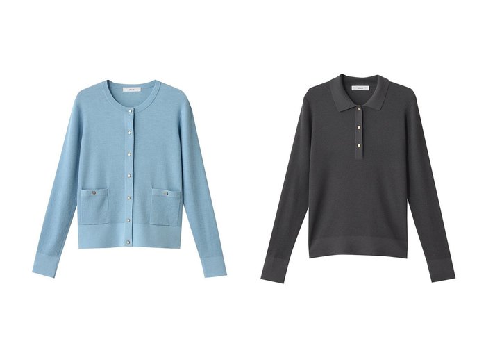 【ebure/エブール】のウールシアーRIBニット ポロカラープルオーバー&ウールシアーRIBニット クルーネックカーディガン おすすめ人気トレンドファッション通販アイテム 人気、トレンドファッション・服の通販 founy(ファニー) ファッション Fashion レディースファッション Fashion for Women トップス・カットソー Cut & Sew Tops ニット Knit Tops & Sweaters カーディガン・羽織り Layered Style Cardigans カジュアルプルオーバー・ニットトップス Pullovers & Knit Tops / Casual Pullovers 2025年 2025 2025-2026秋冬・A/W Autumn/Winter 2025–26 AW25–26 カーディガン Cardigan, Knitwear コンパクト Compact, Small Size シンプル Simple, Minimal 旅行 Travel A/W・秋冬 Autumn/Winter ビジネス 仕事 通勤 Business / Work / Commuting クラシック Classic, Timeless Style ジャケット Jacket, Outerwear マニッシュ Mannish, Boyish リュクス Luxury, Elegant, High-End, Chic |ID:crp329100000221195