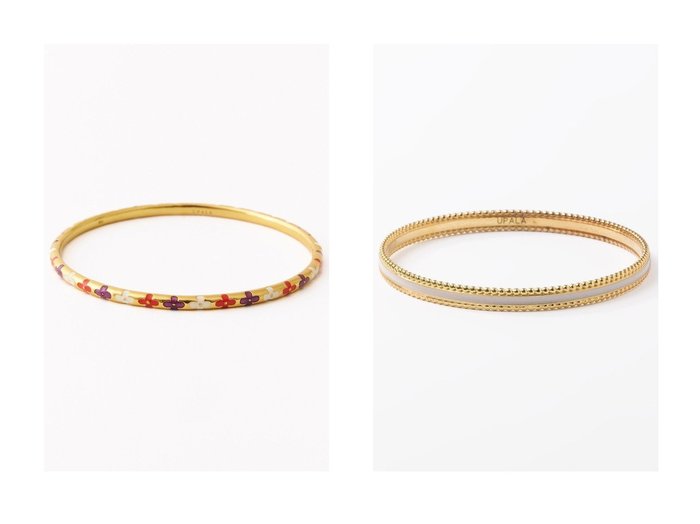 【NE QUITTEZ PAS/ヌキテパ】の【UPALA】Milgrain Enamel バングル&【UPALA】Flower Enamel バングル おすすめ人気トレンドファッション通販アイテム 人気、トレンドファッション・服の通販 founy(ファニー) ファッション Fashion レディースファッション Fashion for Women ジュエリー Jewelry チェーン＆カフブレスレット Cuff & Chain Bracelets バングル・カフブレスレット Bangles & Cuff Bracelets 2025年 2025 2025-2026秋冬・A/W Autumn/Winter 2025–26 AW25–26 おすすめ Recommended / Our Picks インド Indian Textile ジュエリー Jewelry, Accessories バングル Bangle, Bracelet モダン Modern, Contemporary A/W・秋冬 Autumn/Winter |ID:crp329100000221259