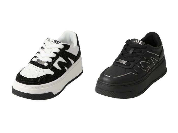 【STEVE MADDEN/スティーブマデン】のDYNAMO-R ラインストーン厚底スニーカー&DYNAMO メタルライン厚底スニーカー おすすめ人気トレンドファッション通販アイテム インテリア・キッズ・メンズ・レディースファッション・服の通販 founy(ファニー) https://founy.com/ ファッション Fashion レディースファッション Fashion for Women 2025年 2025 2025-2026秋冬・A/W Autumn/Winter 2025–26 AW25–26 クール Cool, Chic シルバー Silver, Metallic Silver ストーン Stone, Gem-Like スニーカー Sneakers, Trainers モノトーン Monotone, Black and White 厚底 Platform Shoes A/W・秋冬 Autumn/Winter |ID:crp329100000221264