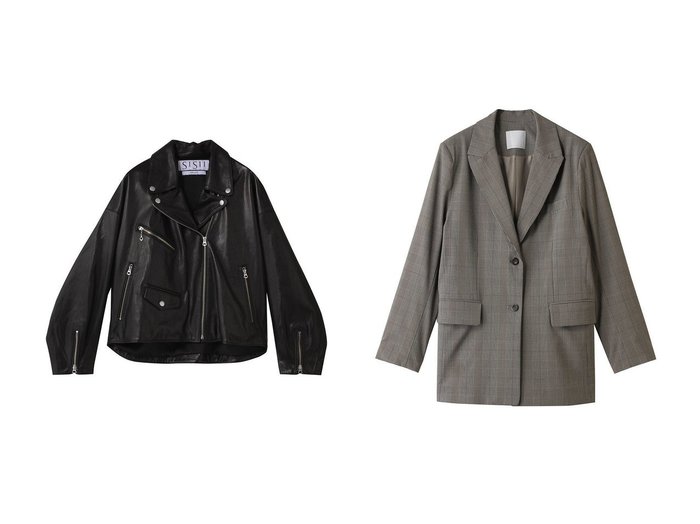 【sisii/シシ】の【UNISEX】ドロップショルダー ライダース ジャケット&【GALLARDAGALANTE/ガリャルダガランテ】のダディージャケット おすすめ人気トレンドファッション通販アイテム 人気、トレンドファッション・服の通販 founy(ファニー) ファッション Fashion レディースファッション Fashion for Women アウター Coat / Outerwear Collection レディースジャケット・軽アウター Jackets ブルゾンジャケット・スポーティアウター Blouson Jackets ライダースジャケット / レザースタイル Riders Jackets & Biker Style ユニセックス Unisex, Genderless ショルダー Shoulder, Shoulder Strap ジャケット Jacket, Outerwear ドロップ Drop Shoulder, Dropped Style ブルゾン Blouson, Bomber Jacket ライダース Riders ライダースジャケット Riders, Biker Jacket 2025年 2025 2025-2026秋冬・A/W Autumn/Winter 2025–26 AW25–26 おすすめ Recommended / Our Picks クラシカル Classical, Vintage-Inspired タイトスカート Pencil Skirt, Tight Skirt チェック Check, Plaid, Tartan マニッシュ Mannish, Boyish ミックス Mix, Mixed Style エレガント 上品 Elegant A/W・秋冬 Autumn/Winter |ID:crp329100000221271