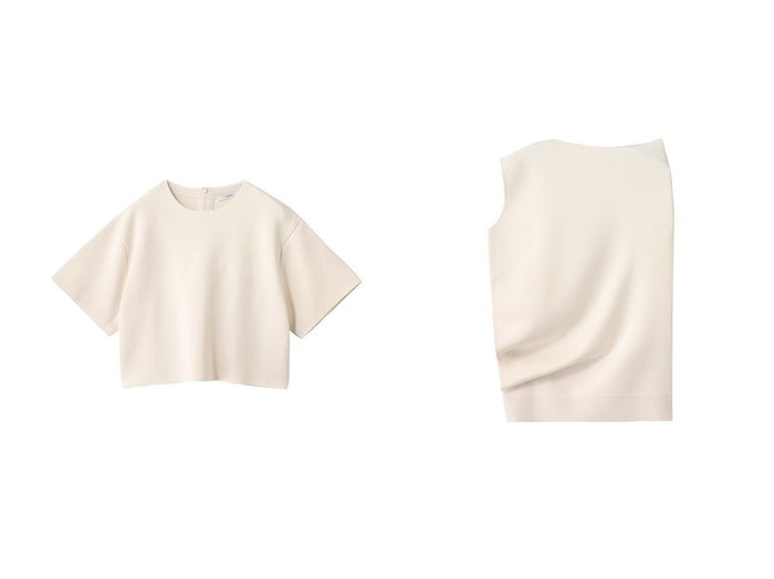 【SCEARN/セアン】のLUSTROUS YARN KNIT ハーフスリーブニット&LUSTROUS YARN KNIT デザインニット おすすめ人気トレンドファッション通販アイテム 人気、トレンドファッション・服の通販 founy(ファニー) 　ファッション　Fashion　レディースファッション　Fashion for Women　トップス・カットソー　Cut & Sew Tops　ニット　Knit Tops & Sweaters　カジュアルプルオーバー・ニットトップス　Pullovers & Knit Tops / Casual Pullovers　2025年　2025　2025-2026秋冬・A/W　Autumn/Winter 2025–26 AW25–26　なめらか　Smooth, Silky Texture　エレガント 上品　Elegant　クール　Cool, Chic　ショート　Short, Short Length　シルク　Silk, 100% Silk　シンプル　Simple, Minimal　バランス　Balance, Style Balance　A/W・秋冬　Autumn/Winter　|ID:crp329100000221275