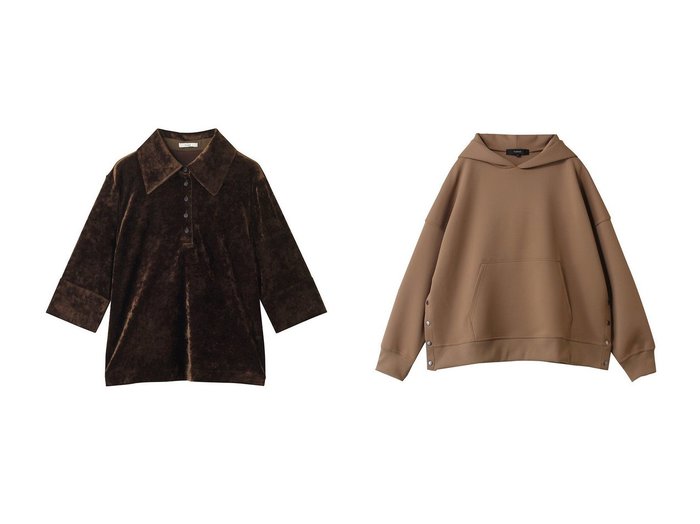 【FLORENT/フローレント】のストレッチ フーディー&【CLANE/クラネ】のシャツ/ブラウス おすすめ人気トレンドファッション通販アイテム 人気、トレンドファッション・服の通販 founy(ファニー) ファッション Fashion レディースファッション Fashion for Women トップス・カットソー Cut & Sew Tops シャツ・ブラウス・オフィスカジュアル Elegant Blouses & Button-Ups ベロアトップス Velour Tops / Velvet-Look Items レディースパーカー・カジュアルフーディー Casual Hoodies & Sweatshirts ロングTシャツ・Tシャツ Longline T-Shirts & Tees スウェット・クルーネックトップス Sweatshirts & Crewnecks / Relaxed Fit Sweat Tops カットソー・ベーシックTシャツ Cut-and-Sewn Tops / Stretch Tees & Basics 2025年 2025 2025-2026秋冬・A/W Autumn/Winter 2025–26 AW25–26 なめらか Smooth, Silky Texture カフス Cuff Design クラッシュ Distressed, Crashed Style ショート Short, Short Length スリーブ Sleeve, Long Sleeve / Short Sleeve フォルム Silhouette, Form ベロア Velour, Soft Velvet リラックス Relax, Relaxed Fit エレガント 上品 Elegant A/W・秋冬 Autumn/Winter シンプル Simple, Minimal ストレッチ Stretch, Stretchy Fabric スリット Slit, Slit Detail 定番 Standard, Basic Item 軽量 Lightweight, Ultra Light |ID:crp329100000221277