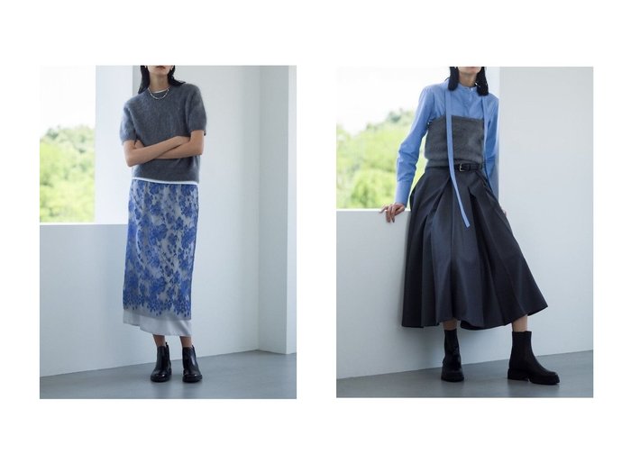 【ebure/エブール】のカシミアファーニット ハーフスリーブトップス&カシミアファーニット キャミソール おすすめ人気トレンドファッション通販アイテム 人気、トレンドファッション・服の通販 founy(ファニー) 　ファッション　Fashion　レディースファッション　Fashion for Women　トップス・カットソー　Cut & Sew Tops　ニット　Knit Tops & Sweaters　キャミソール&ノースリーブ　Camisoles & Sleeveless Tops　カジュアルプルオーバー・ニットトップス　Pullovers & Knit Tops / Casual Pullovers　2025年　2025　2025-2026秋冬・A/W　Autumn/Winter 2025–26 AW25–26　カットソー　Cut and Sewn Top　キャミソール　Camisole, Spaghetti Strap Top　フロント　Front, Front Design　A/W・秋冬　Autumn/Winter　|ID:crp329100000221314