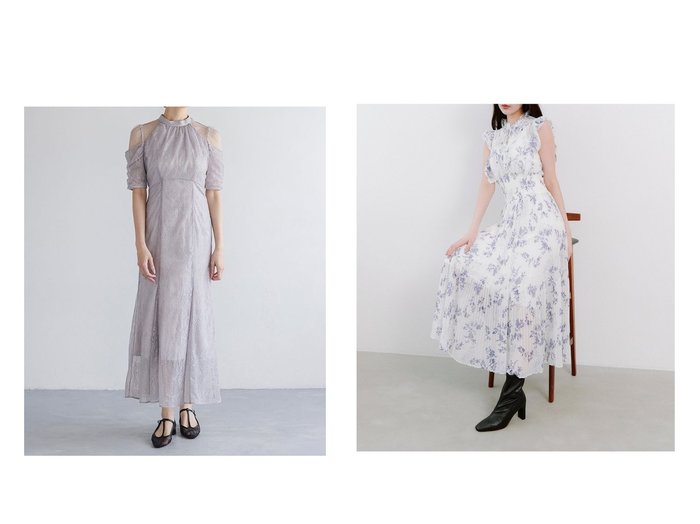 【SNIDEL/スナイデル】の【00サイズあり】プリントプリーツシャーリングワンピース&シアーショルダーレースドレス おすすめ人気トレンドファッション通販アイテム 人気、トレンドファッション・服の通販 founy(ファニー) ファッション Fashion レディースファッション Fashion for Women ワンピース Dresses フォーマル・パーティードレス・結婚式用ドレス Elegant & Casual Dresses ウェーブ Wavy Pattern エレガント 上品 Elegant 今季 This Season, Current Season チュール Tulip, Tulip Motif デコルテ Décolleté, Neckline ドット Polka Dot, Dot Pattern ドレス Dress, One-Piece フレア Flare, Flared 無地 Plain, Solid Color レース Lace, Lace Fabric ロマンティック Romantic, Feminine Style おすすめ Recommended / Our Picks |ID:crp329100000221339