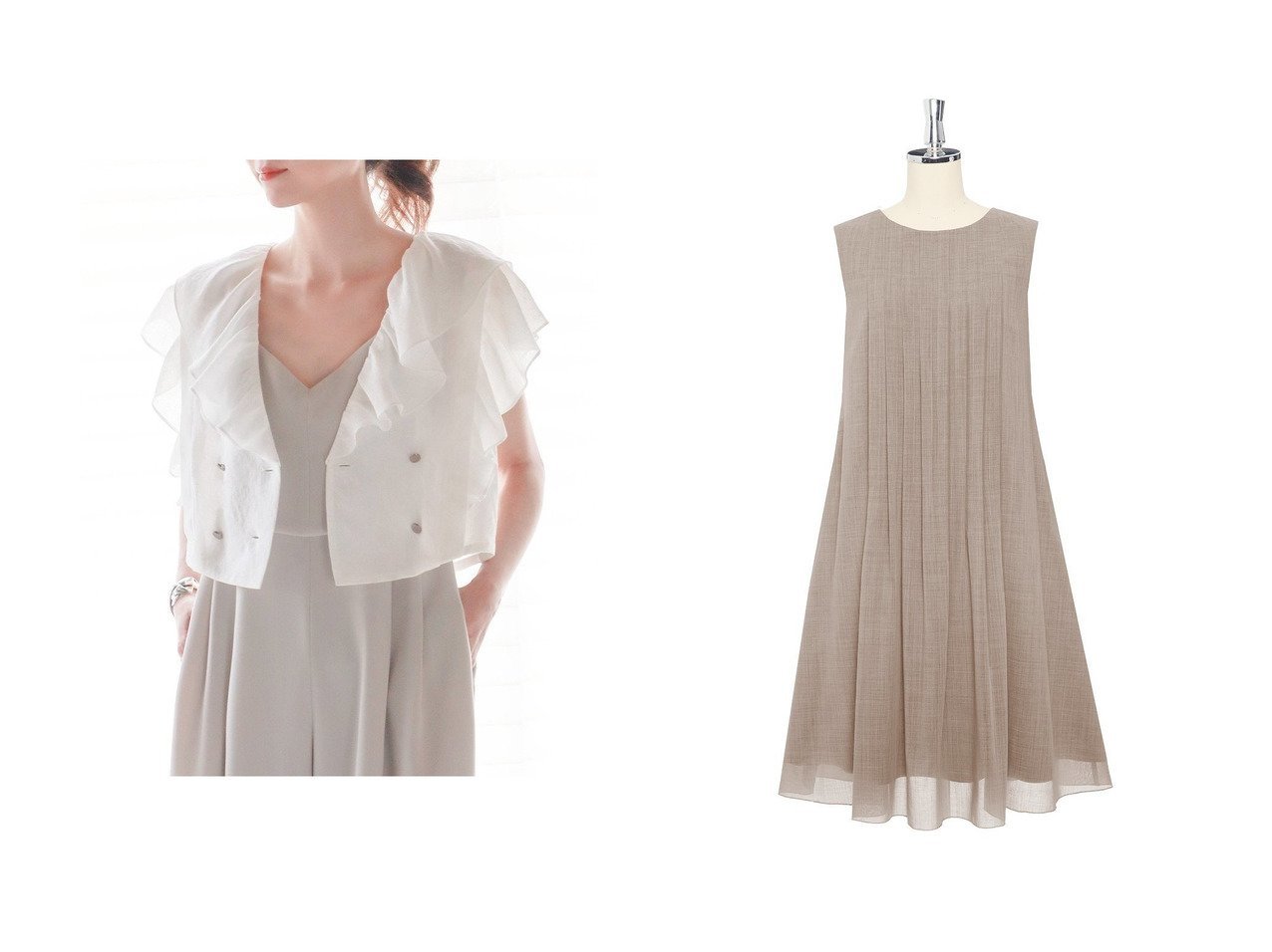 【DAISY LIN/デイジーリン】のFrill Top Daisy Daisy&Dress Charleston II おすすめ人気トレンドファッション通販アイテム インテリア・キッズ・メンズ・レディースファッション・服の通販 founy(ファニー) 　ファッション　Fashion　レディースファッション　Fashion for Women　トップス・カットソー　Cut & Sew Tops　キャミソール&ノースリーブ　Camisoles & Sleeveless Tops　シャツ・ブラウス・オフィスカジュアル　Elegant Blouses & Button-Ups　ロングTシャツ・Tシャツ　Longline T-Shirts & Tees　カットソー・ベーシックTシャツ　Cut-and-Sewn Tops / Stretch Tees & Basics　ワンピース　Dresses　フォーマル・パーティードレス・結婚式用ドレス　Elegant & Casual Dresses　チュニック　Tunic Tops & Dresses　キャミソール　Camisole, Spaghetti Strap Top　タンク　Tank Top, Sleeveless Top　バランス　Balance, Style Balance　フリル　Frill, Ruffle　フロント　Front, Front Design　ランダム　Random, Irregular　おすすめ　Recommended / Our Picks　夏　Summer　旅行　Travel　エレガント 上品　Elegant　新作・新入荷　New Arrivals / New In　ブラック系　Black　ホワイト系　White　ブルー系　Blue　ベージュ系　Beige　グレー系　Gray　|ID:crp329100000221358