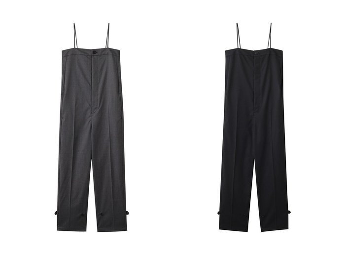 【DEPAREILLE/デパリエ】のウールギャバジンサロペット おすすめ人気トレンドファッション通販アイテム 人気、トレンドファッション・服の通販 founy(ファニー) 　ファッション　Fashion　レディースファッション　Fashion for Women　パンツ　Pants & Trousers　2025年　2025　2025-2026秋冬・A/W　Autumn/Winter 2025–26 AW25–26　カットソー　Cut and Sewn Top　サロペット　Overalls, Salopette　マニッシュ　Mannish, Boyish　A/W・秋冬　Autumn/Winter　|ID:crp329100000221361