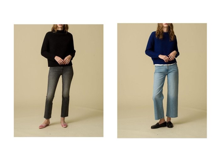 【MOTHER/マザー】のTHE HUSTLER FLOOD フレアデニム (UBL)&THE MID RISE MAVEN ANKLE ストレートデニム (MGB) おすすめ人気トレンドファッション通販アイテム 人気、トレンドファッション・服の通販 founy(ファニー) 　ファッション　Fashion　レディースファッション　Fashion for Women　パンツ　Pants & Trousers　デニムパンツ・ジーンズ・美脚デニム　Denim Jeans & Pants　2025年　2025　2025-2026秋冬・A/W　Autumn/Winter 2025–26 AW25–26　アンクル　Ankle-Length Design　ウォッシュ　Washed Finish　シューズ　Shoes, Footwear　ストレート　Straight, Straight Cut　スニーカー　Sneakers, Trainers　デニム　Denim, Jeans Material　フラット　Flat, Flat Shoes　A/W・秋冬　Autumn/Winter　|ID:crp329100000221365