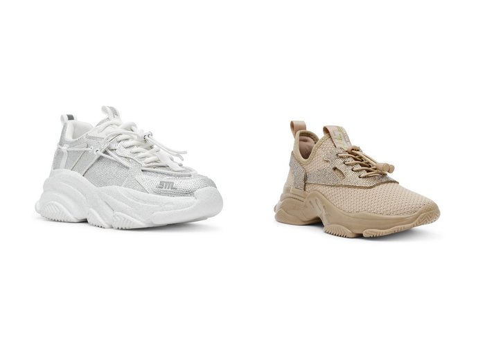 【STEVE MADDEN/スティーブマデン】のVAULT 2R ボリュームソール ラインストーンスニーカー&MATCH-RE ストーンスポーティースニーカー おすすめ人気トレンドファッション通販アイテム 人気、トレンドファッション・服の通販 founy(ファニー) 　ファッション　Fashion　レディースファッション　Fashion for Women　2025年　2025　2025-2026秋冬・A/W　Autumn/Winter 2025–26 AW25–26　ストーン　Stone, Gem-Like　スニーカー　Sneakers, Trainers　フォルム　Silhouette, Form　A/W・秋冬　Autumn/Winter　スポーティ　Sporty, Casual Athletic　フィット　Fit, Slim Fit　メッシュ　Mesh, Net Fabric　軽量　Lightweight, Ultra Light　|ID:crp329100000221376